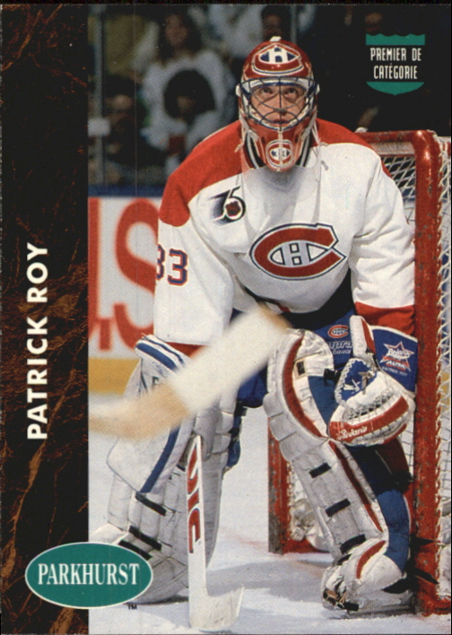 1991-92 Parkhurst French #442 Patrick Roy LL