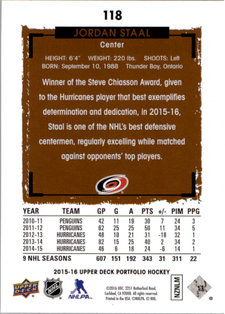 B1737- 2015-16 Upper Deck Portfolio Hockey #S 1-200 -du Pick- 15 + Gratis US - Bild 213 von 363