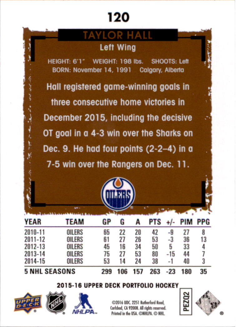 B1737- 2015-16 Upper Deck Portfolio Hockey #S 1-200 -du Pick- 15 + Gratis US - Bild 217 von 363