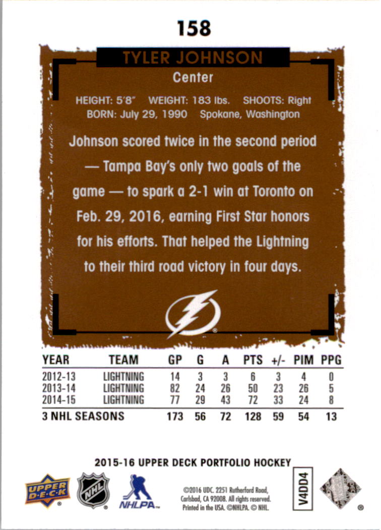 B1737- 2015-16 Upper Deck Portfolio Hockey #S 1-200 -du Pick- 15 + Gratis US - Bild 289 von 363