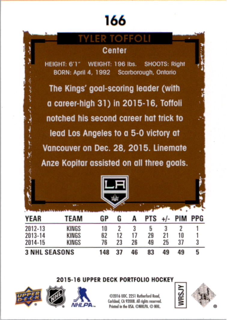 B1737- 2015-16 Upper Deck Portfolio Hockey #S 1-200 -du Pick- 15 + Gratis US - Bild 301 von 363
