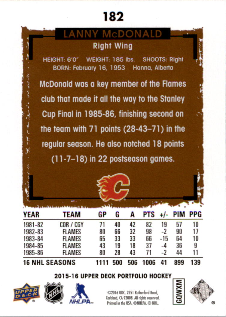 B1737- 2015-16 Upper Deck Portfolio Hockey #S 1-200 -du Pick- 15 + Gratis US - Bild 331 von 363