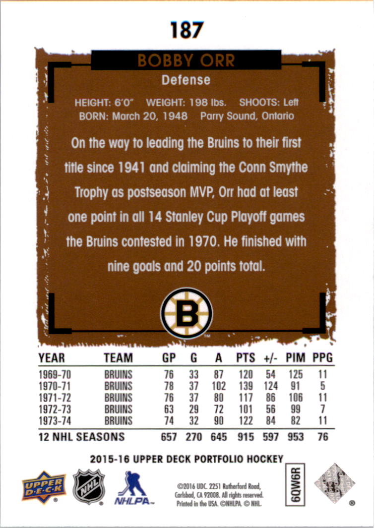 B1737- 2015-16 Upper Deck Portfolio Hockey #S 1-200 -du Pick- 15 + Gratis US - Bild 341 von 363