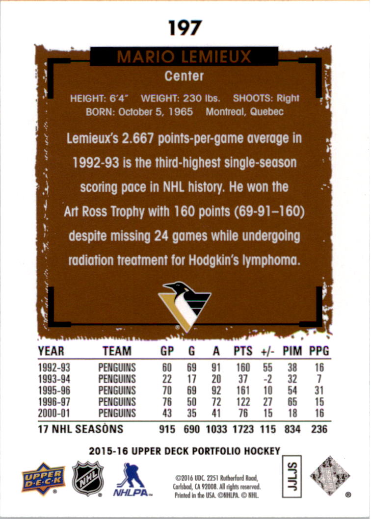 B1737- 2015-16 Upper Deck Portfolio Hockey #S 1-200 -du Pick- 15 + Gratis US - Bild 359 von 363