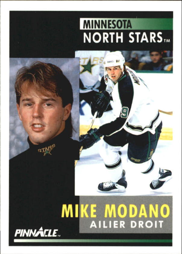 1991-92 Pinnacle French #5 Mike Modano