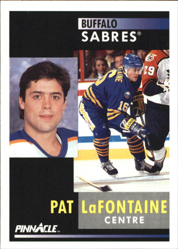 1991-92 Pinnacle French #25 Pat LaFontaine