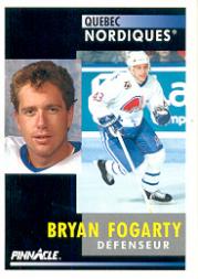 1991-92 Pinnacle French #59 Bryan Fogarty