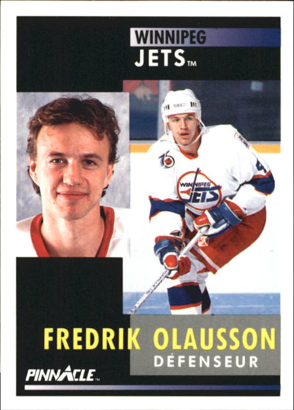 1991-92 Pinnacle French #74 Fredrik Olausson