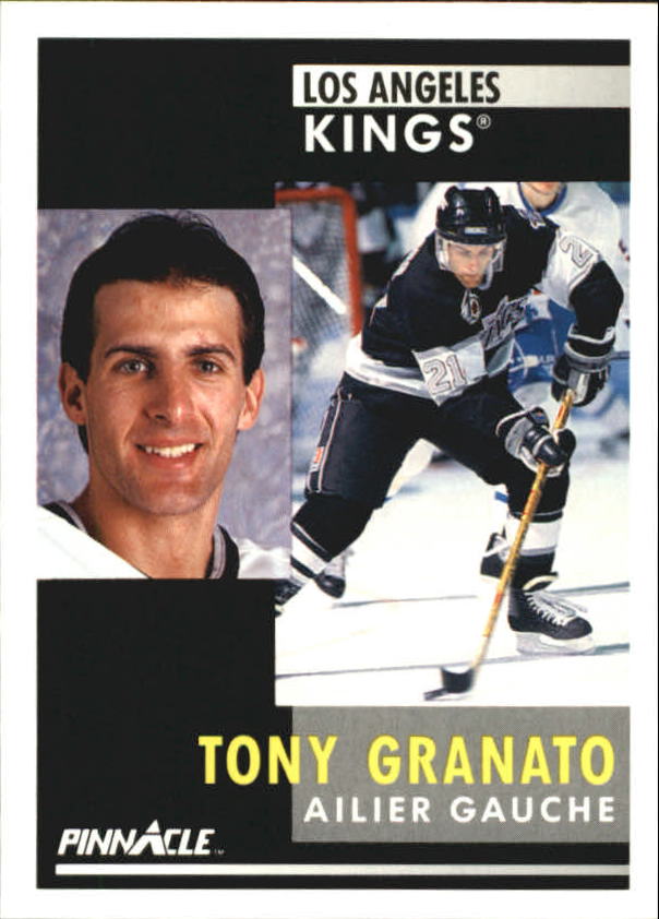 1991-92 Pinnacle French #76 Tony Granato