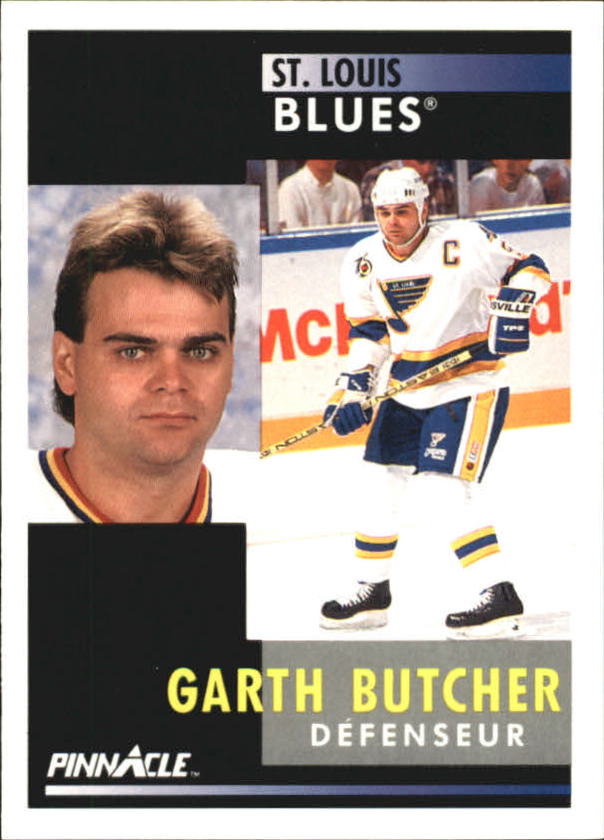 1991-92 Pinnacle French #85 Garth Butcher