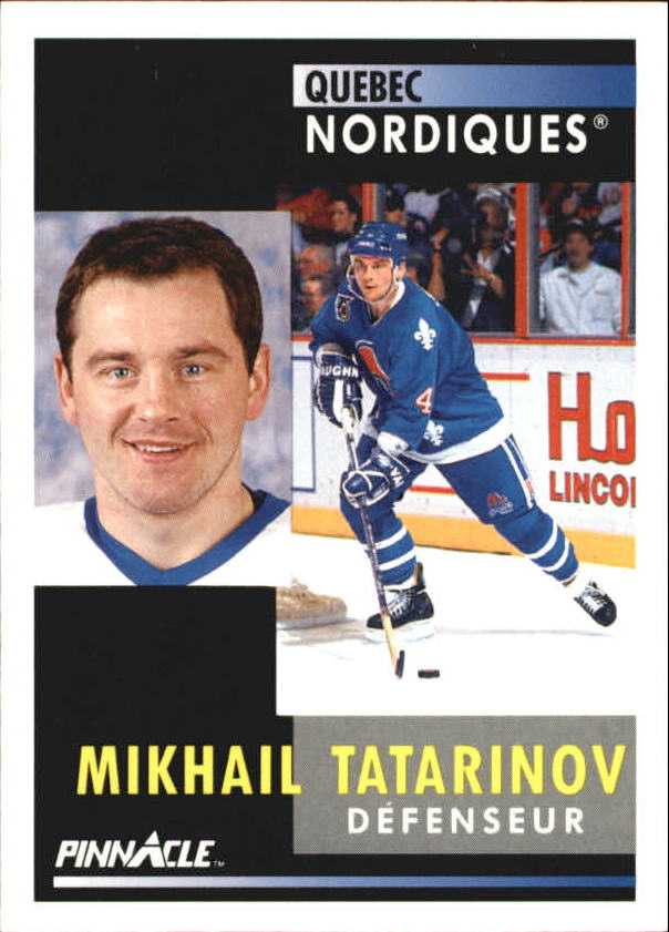 1991-92 Pinnacle French #97 Mikhail Tatarinov