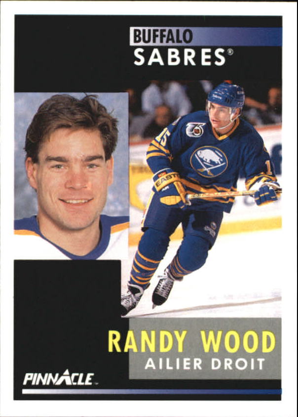 1991-92 Pinnacle French #104 Randy Wood