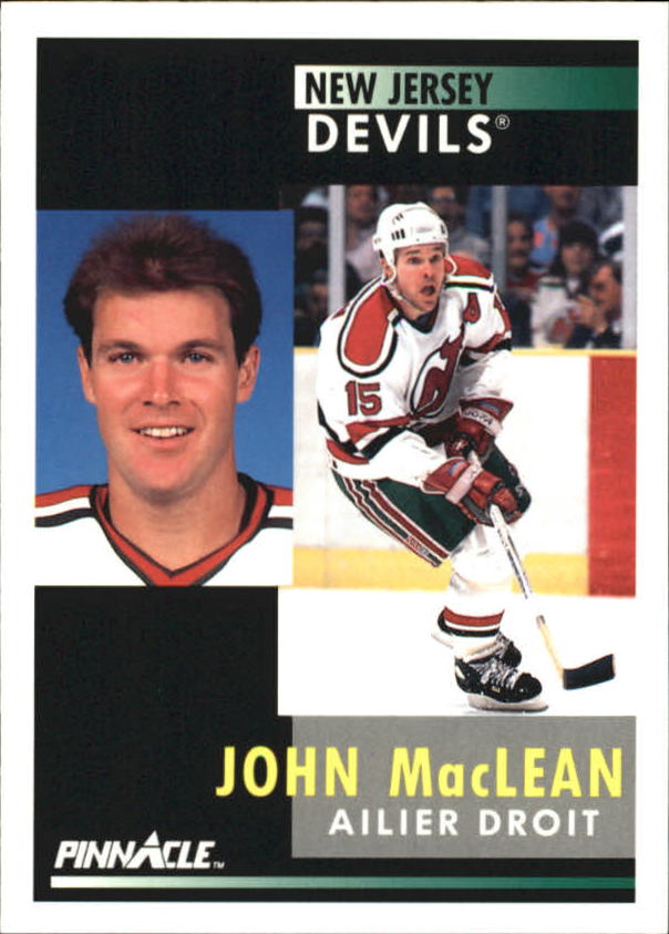 John MacLean New Jersey Devils Emerald Ice Parkhurst 1993 - All