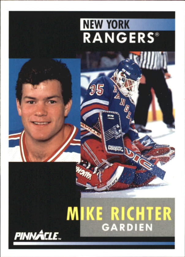 1991-92 Pinnacle French #164 Mike Richter