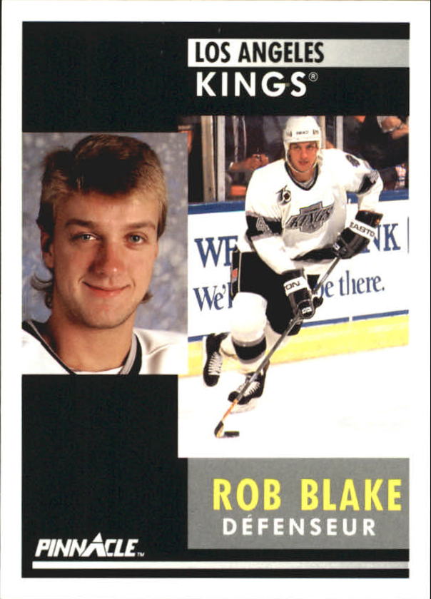 1991-92 Pinnacle French #201 Rob Blake