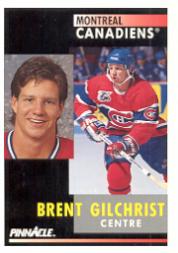 1991-92 Pinnacle French #236 Brent Gilchrist