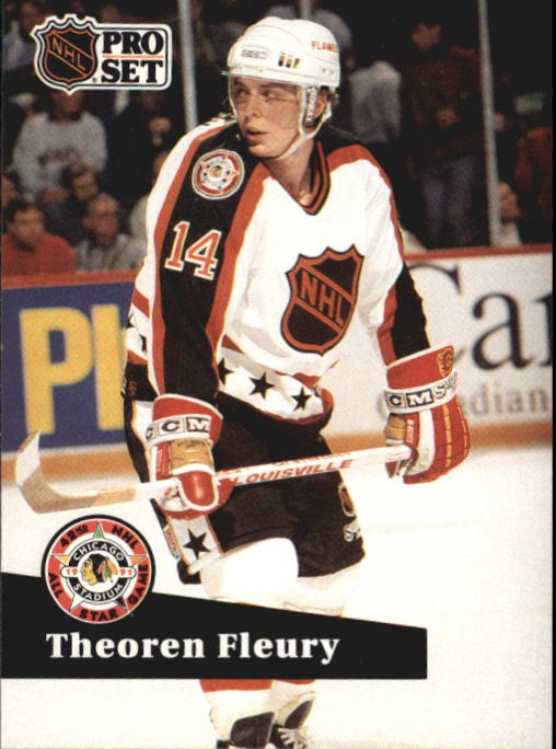 1991-92 Pro Set French #274 Theo Fleury AS