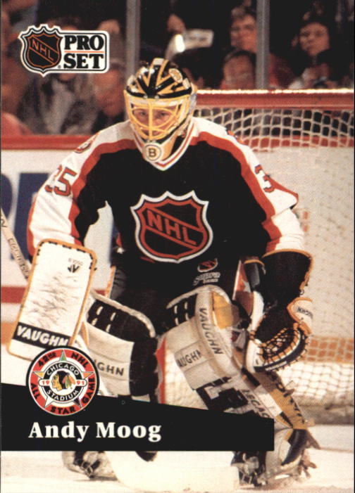 1991-92 Pro Set French #299 Andy Moog AS