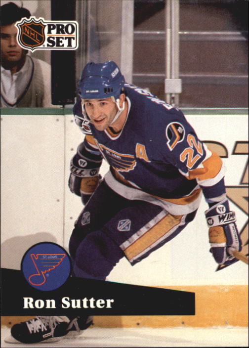1991-92 Pro Set French #476 Ron Sutter