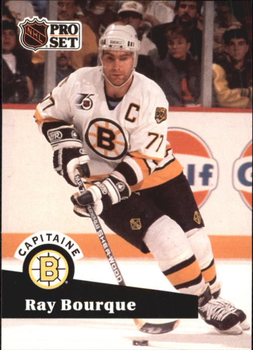 1991-92 Pro Set French #567 Ray Bourque CAP
