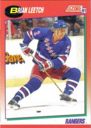 1991-92 Score Canadian English #5 Brian Leetch