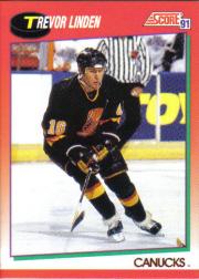 1991-92 Score Canadian English #8 Trevor Linden