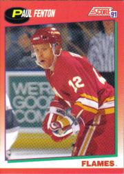 1991-92 Score Canadian English #14 Paul Fenton