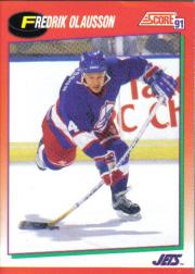 1991-92 Score Canadian English #18 Fredrik Olausson