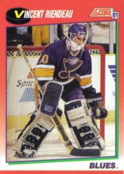 1991-92 Score Canadian English #23 Vincent Riendeau