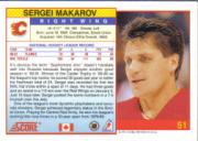 1991-92 Score Canadian - #184 Viacheslav Fetisov