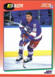 1991-92 Score Canadian English #60 Ed Olczyk