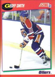 1991-92 Score Canadian English #87 Geoff Smith