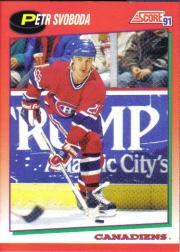1991-92 Score Canadian English #95 Petr Svoboda