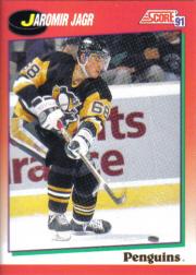 1991-92 Score Canadian English #98 Jaromir Jagr