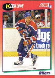1991-92 Score Canadian English #109 Kevin Lowe