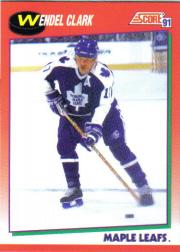 1991-92 Score Canadian English #116 Wendel Clark