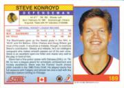 1991-92 Score Canadian English #189 Steve Konroyd back image