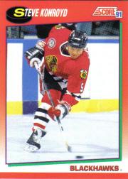 1991-92 Score Canadian English #189 Steve Konroyd