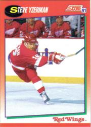 1991-92 Score Canadian English #190 Steve Yzerman