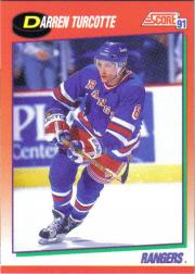 1991-92 Score Canadian English #196 Darren Turcotte
