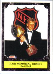 1991-92 Score Canadian English #318 Brett Hull/Hart Memorial Trophy