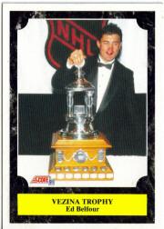 1991-92 Score Canadian English #321 Ed Belfour/Vezina Trophy