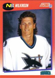 1991-92 Score Canadian English #328 Neil Wilkinson