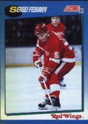 1991-92 Score Canadian English #470 Sergei Fedorov