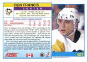 1991-92 Score Canadian English #487 Ron Francis back image