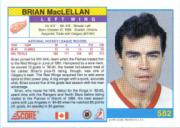 1991-92 Score Canadian English Hockey 551-660 You Pick Complete A Set - Bild 165 von 321