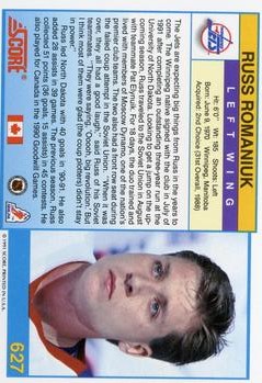1991-92 Score Canadian English Hockey 551-660 You Pick Complete A Set - Bild 255 von 321