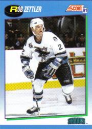 1991-92 Score Canadian English #643 Rob Zettler