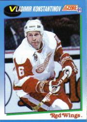 1991-92 Score Canadian English #659 Vladimir Konstantinov RC