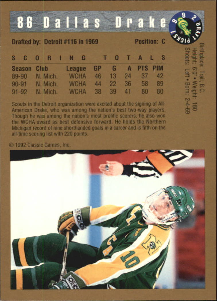 A8499- 1992 Classic Hockey Card #s 1-120 +Inserts -You Pick- 15+ FREE US SHIP - Picture 141 of 202